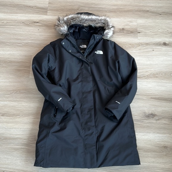 The North Face Women's Arctic Parka size xl color black NWOT - Picture 6 of 14